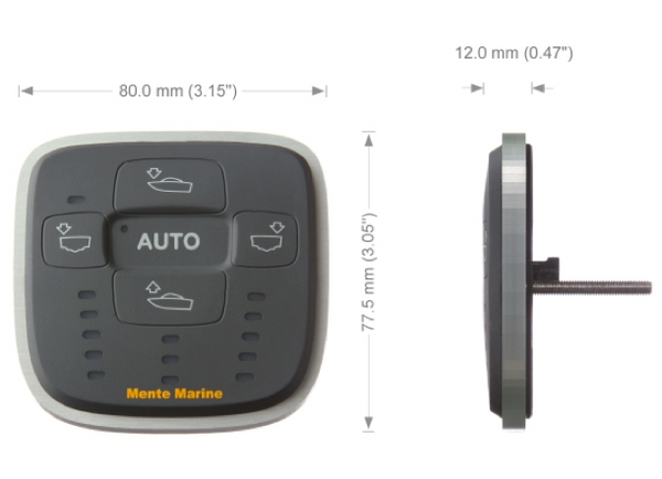 Mente Marine ACS Attitude Control System - Automatic Trim Tab Control - 5 Variants