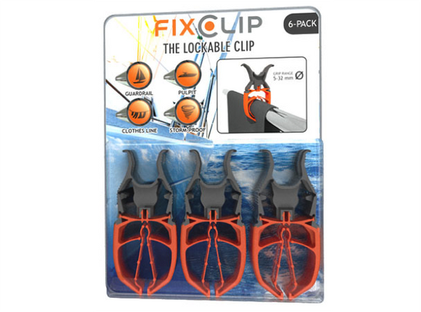 Fixclip Lockable Clip  Six Pack