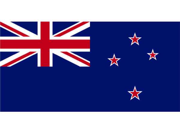 New Zealand Courtesy Flag Polyester 45 x 30cm