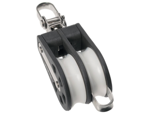 Barton Double Swivel Block & Becket Size 3 - 45mm Sheave