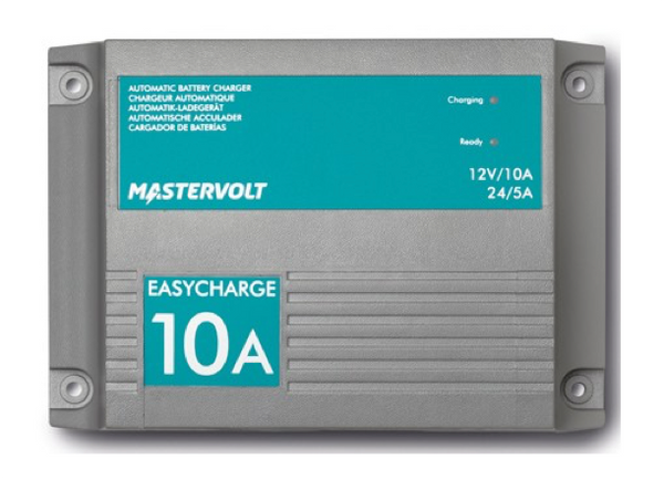 Mastervolt EasyCharge Waterproof Fixed Mount Battery Charger 12V or 24V 10A/5A
