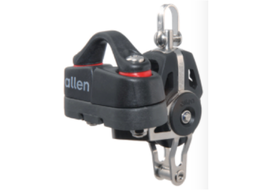 Allen 40mm Swivel Block with Becket & Cleat 4-10mm