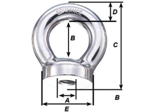 Wichard Stainless Steel Eye Nuts - All Sizes