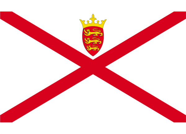 Jersey Courtesy Flag Polyester 45 x 30cm