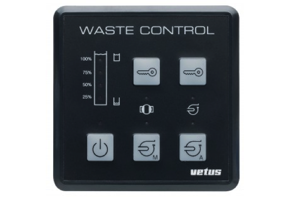 Vetus Waste Water System Control Panel 12v/24v