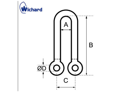 Wichard Reefing Eye Strap