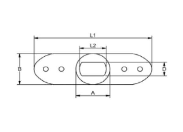 Blue Wave Back Plate for Shroud Terminal - 5 Sizes