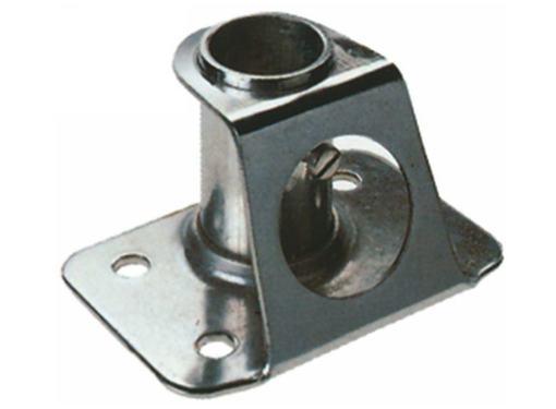 HYE Square Stanchion Base Stainless Steel - 85/90 Degrees