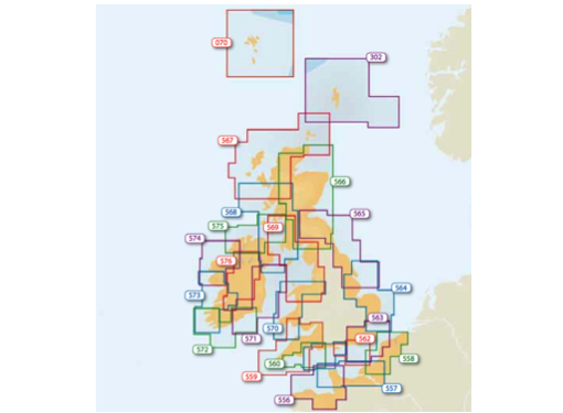 Navionics Plus + Small Charts United Kingdom Local Areas