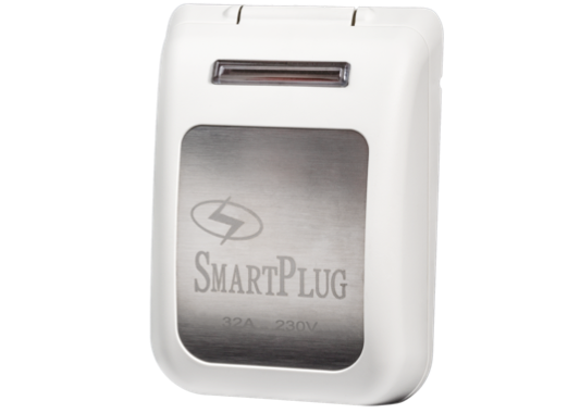 SmartPlug 32 Amp - Non-Metallic Inlet w/ White Cover Assembly