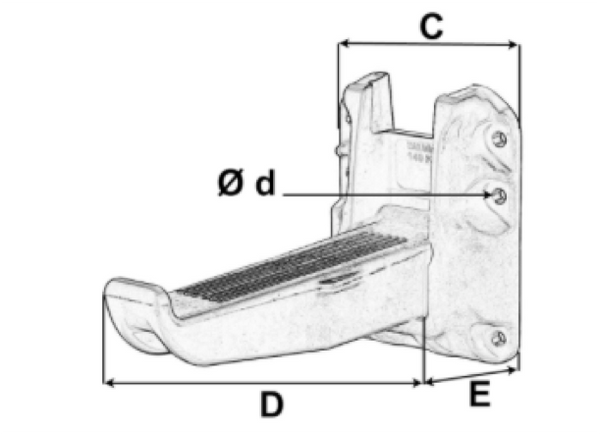Wichard Nylon Folding Mast Step