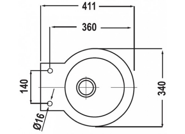 Ocean Laguna Silent Electric Toilet - 12 or 24V