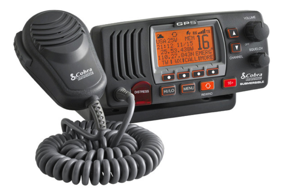 Cobra F77 Fixed VHF Marine Radio - Grey - Awaiting Stock