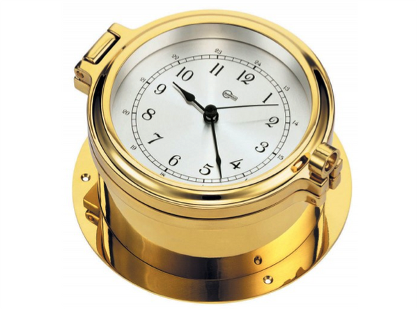 Barigo Admiral Clock Brass