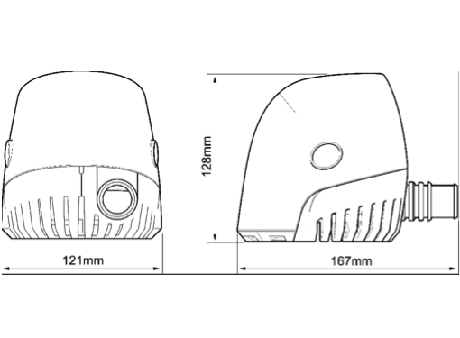 Whale Orca Automatic Bilge Pump 12 or 24v