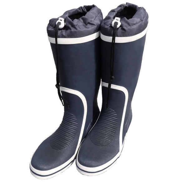 Waveline Whitby Rubber Boot Navy/White