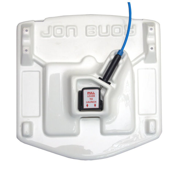 JON BUOY Glo Lite Overboard Recovery Module - White or Carbon - Pushpit or Bulkhead Mount